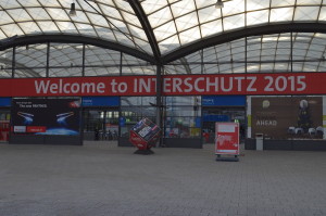 Der Eingangsbereich zur INTERSCHUTZ 2015